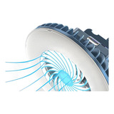 Mini Ventilador Com Luz Led Para Barraca De Acampamento B