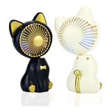 Mini Ventilador Gatinho Portatil