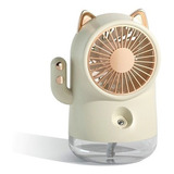 Mini Ventilador Portátil Com Função Gato Refrigerador Ar