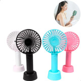 Mini Ventilador Portátil De Mesa Silencioso Recarregável Usb