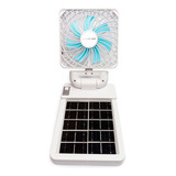 Mini Ventilador Recarregável Com Sol Solar