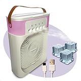 Mini Ventilador Umidificador Portatil