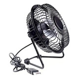 Mini Ventilador Usb De Mesa Premium Potente E Silencioso Estrutura Preto