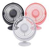 Mini Ventilador Usb Regulável De Mesa