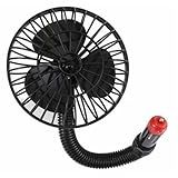 MINI VENTILADOR VEICULAR AUTOMOTIVO COM HASTE FLEXIVEL 12V CARRO CAMINHÃO E ONIBUS