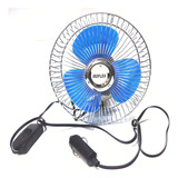 Mini Ventilador Veicular De 6 15cm P Carro Caminhão Ônibus Estrutura Azul Pás Azul Diâmetro 8 Material Das Pás Plástico Quantidade De Pás 3 24 Volts