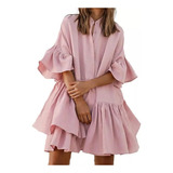 Mini Vestido Irregular Com
