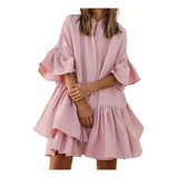 Mini Vestido Irregular Com