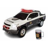Mini Viatura Pcsp S10 Giroflex Sirene Strobo