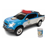 Mini Viatura Pmerj S10 Giroflex Sirene Strobo Policia Milita