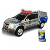 Mini Viatura Polícia Militar Sergipe S10 Com Luzes E Sirene