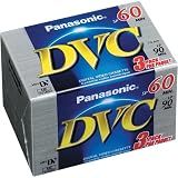 Mini Videocassete Digital Panasonic AY DVM60EJ3P  60 Minutos  Pacote Com 3 