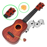 Mini Violão Brinquedo Ukulele Infantil Cordas