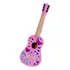 Mini Violão Infantil 6 Cordas Dm Toys Cor Rosa