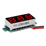 Mini Voltímetro Digital 0 28 Polegadas 2 5 A 30v Vermelho