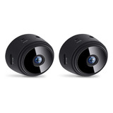 Mini Wifi Spy Câmera Ip A9 Bateria Portátil Magnética 2pcs