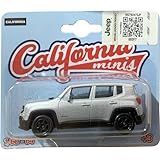 Miniatura - 1-64 - Jeep Renegade Prata - California Minis - Welly