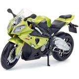 Miniatura 1 18 2 Wheel Motos Bmw S1000rr Verde Maisto Hot