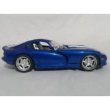 Miniatura 1/18 Viper Gts Coupe -burago-custon