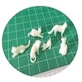 Miniatura 1 25 Gatos Gatinho Maquete Diorama Terrário Pets