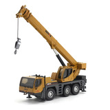 Miniatura 1 50 Caminhão Guindaste Liga Fundida Huina 1702