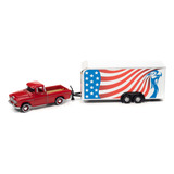 Miniatura 1 64 1955 Chevy Cameo With Trailer Truck And