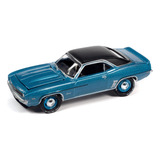 Miniatura 1 64 1969 Chevy Copo Camaro Rs Azul Mcacn