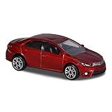 Miniatura   1 64   Toyota Corolla Altis Vermelho   Street Cars   Majorette