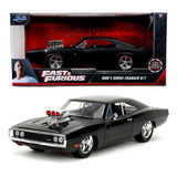 Miniatura 1970 Dom Dodge Charger Velozes Furiosos Jada 1 24