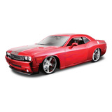 Miniatura 2007 Dodge Challenger - Muscle - Vermelho - 1:24