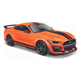 Miniatura 2020 Mustang Shelby Gt500 laranja