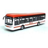Miniatura Ônibus City Bus Street Fire Vermelho 1:60 Burago