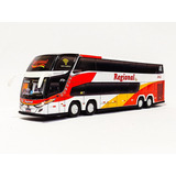 Miniatura Ônibus Viação Regional Vip G7 Dd 30 Centímetros