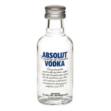 Miniatura Absolut 50ml Mini Garrafa Original