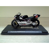 Miniatura Alex Barros Honda Nsr500 2001 Gp500 Ixo 1:24 8,5cm