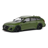 Miniatura Audi Rs6 R Avant C8 Abt 2021 1 43 Solido Verde