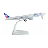 Miniatura Avião Air France B777 Metal 20cm Colecionador