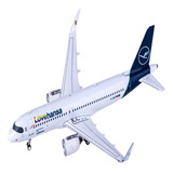 Miniatura Avião Airbus A320neo Lufthansa Lovehansa
