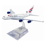 Miniatura Avião Airbus A380 British Airways