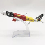 Miniatura Avião Azul Disney Mickey A320neo Metal Coleção