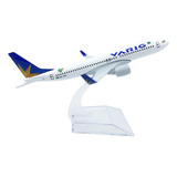 Miniatura Avião Boeing 737 Varig Airlines Metal 16cm