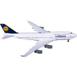 Miniatura Avião Boeing 747 400 Lufthansa