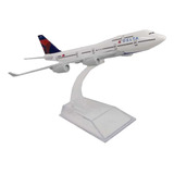 Miniatura Avião Comercial Boeing 747 Delta Airlines 1 400