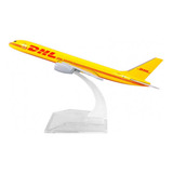 Miniatura Avião Comercial Dhl Em Metal