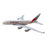 Miniatura Avião Emirates A380 Metal Modelo