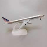 Miniatura Avião Metal American B-777 1:250 Coleção