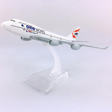 Miniatura Avião Metal Boeing Airbus Vários Modelos Coleção