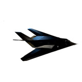 Miniatura Avião Metal F 117 a Stealth Escala 1 72 Asa Negra