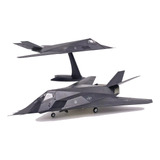 Miniatura Avião Metal F 117 a Stealth Escala 1 72 Asa Negra