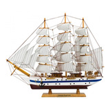 Miniatura Barco Navio Veleiro Madeira Casco